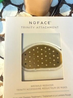 NuFace Attachment in Gold and White Finish